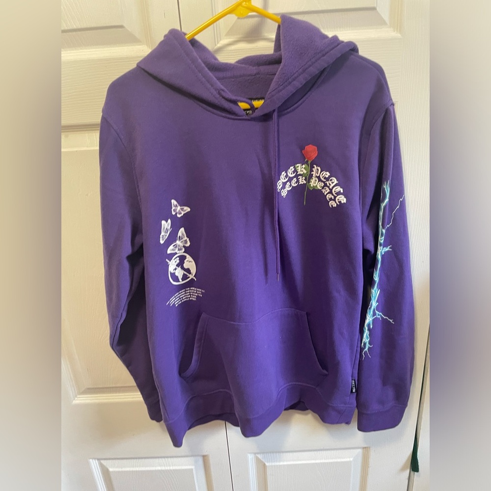 Womens seak peace hoodie sweater